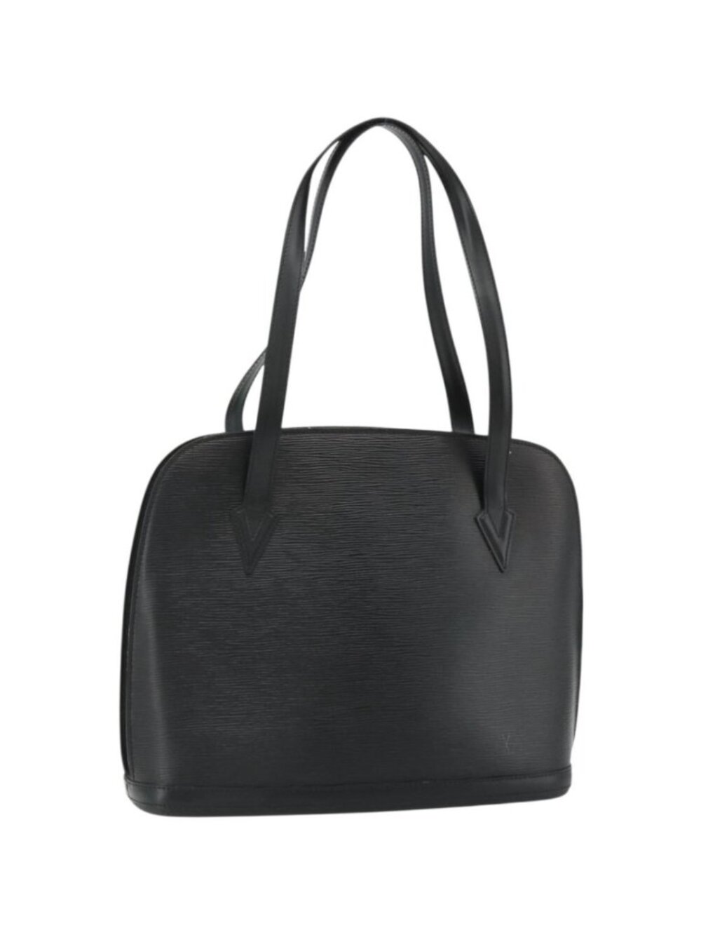 LOUIS VUITTON Epi Lussac Shoulder Bag Black M52282